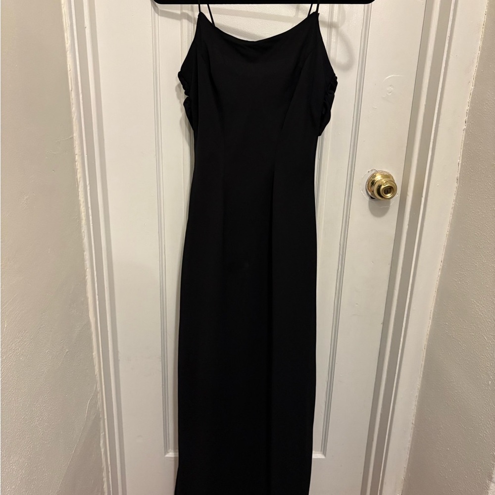 Vintage Jessica Black Maxi Dress